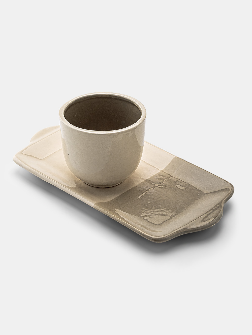 BANDEJA BICOLOR LONS VERDE/CREMA image number null