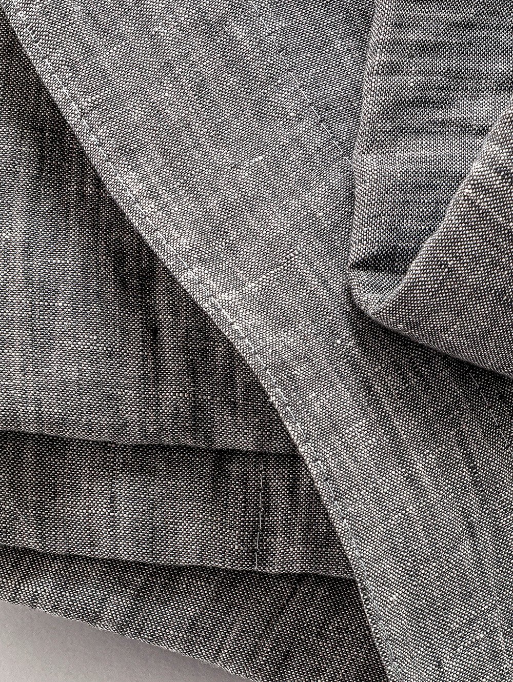 FUNDA DE LINO THESS GREY CHAMBRAY SUPER KING 285 X 250 image number null