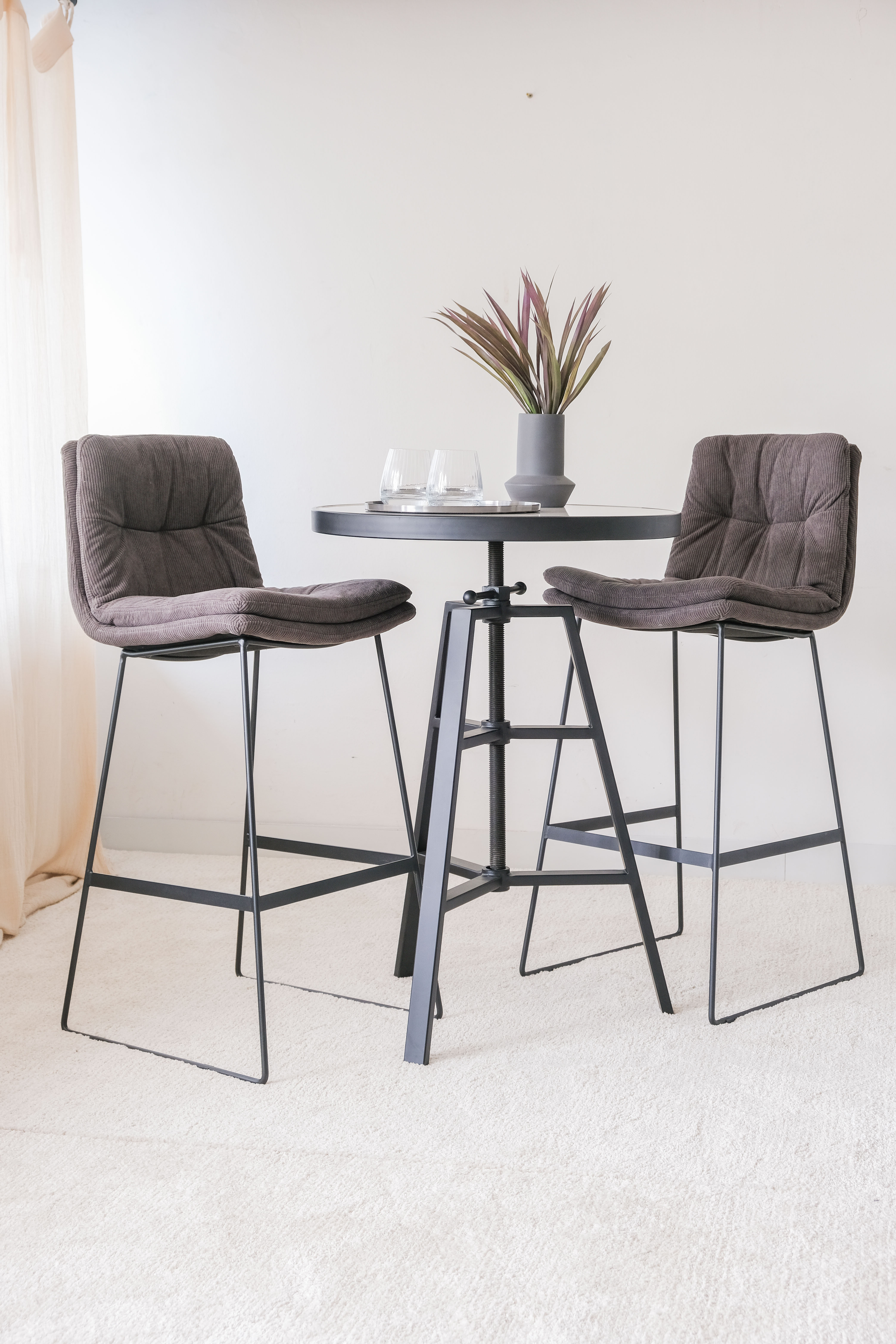 BANQUETA BAR RUPIT DARK GREY AID0007-1.jpg image number null