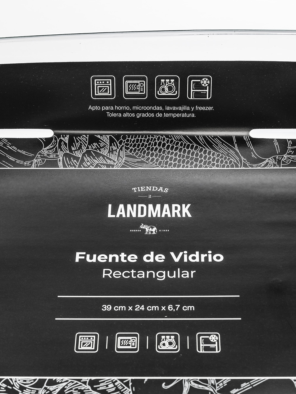 FUENTE DE HORNO GLASS image number null