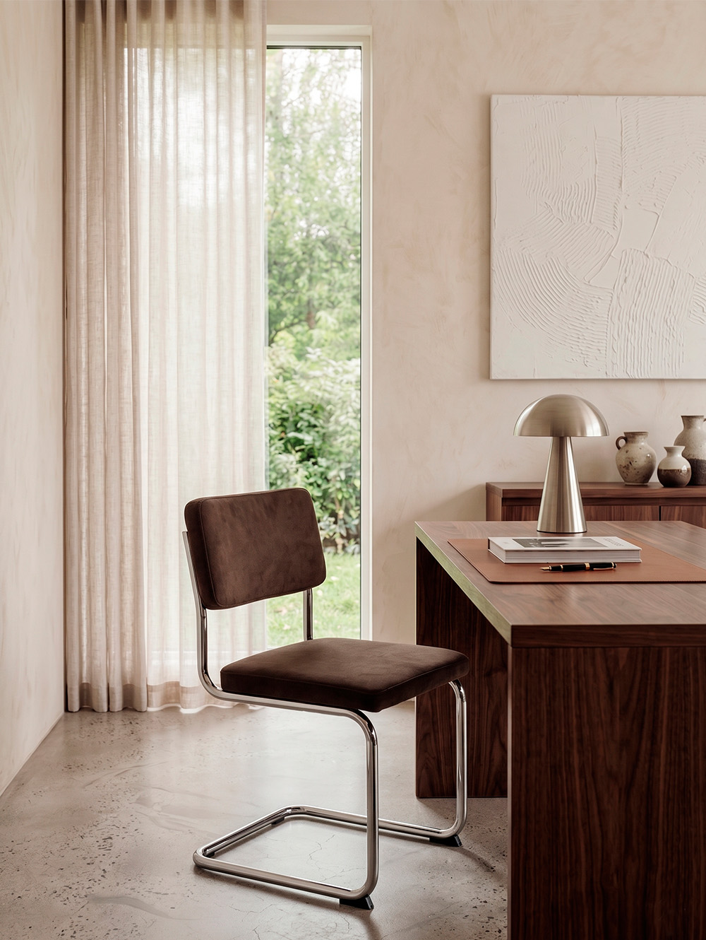 SILLA FONTAS VELVET MOCCA image number null