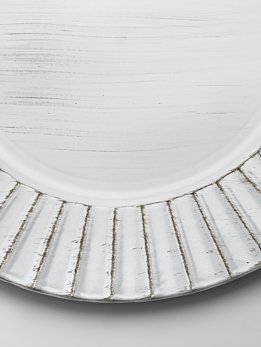 PLATO DE SITIO RUFFLED WHITE image number null