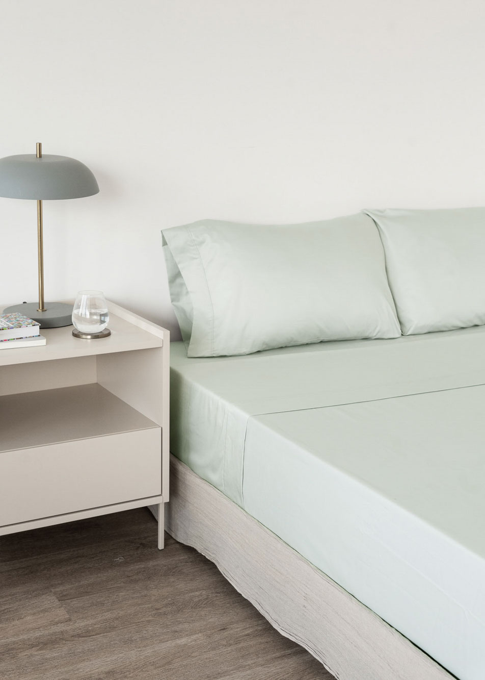 JUEGO DE SABANAS 144H KING GREEN image number null