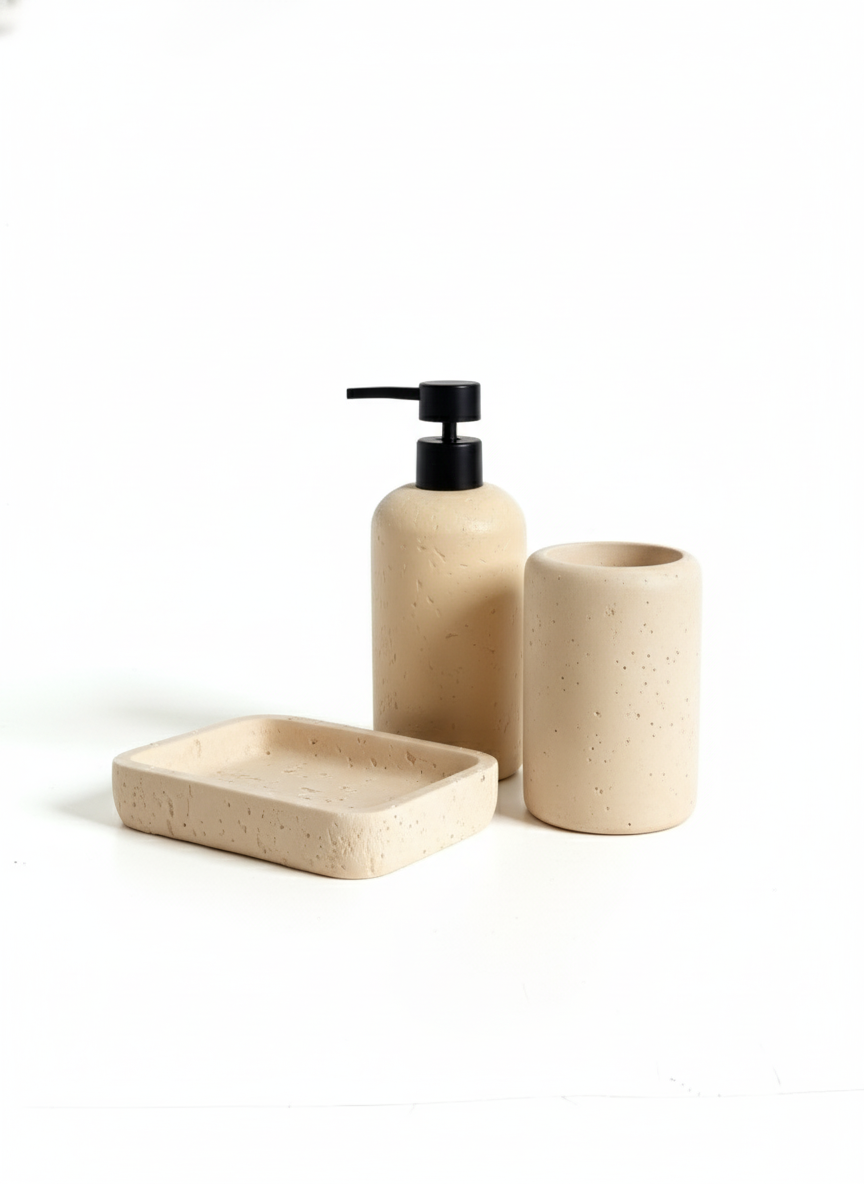 DISPENSER DE JABON OSLO S BEIGE image number null