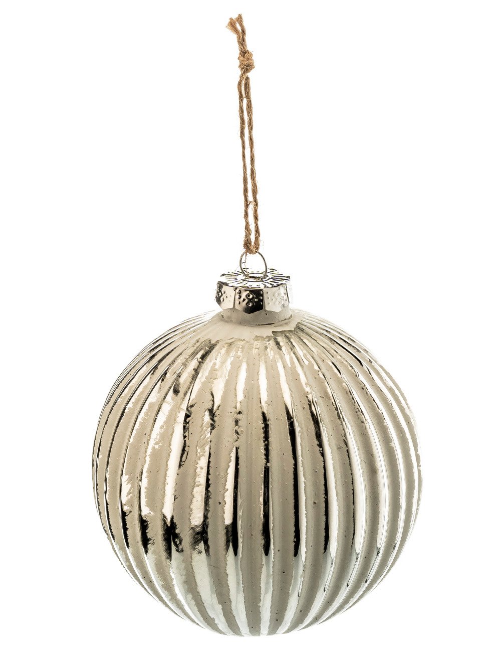 BOLA NAVIDEÑA LINES SILVER image number null