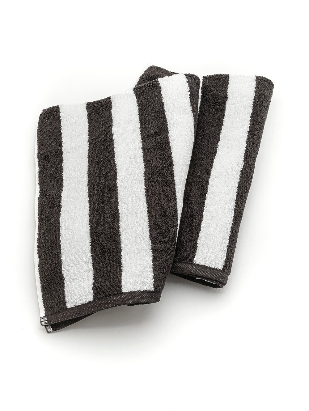 TOALLON DE PLAYA RAYAS BLANCO/GRAFITO image number null