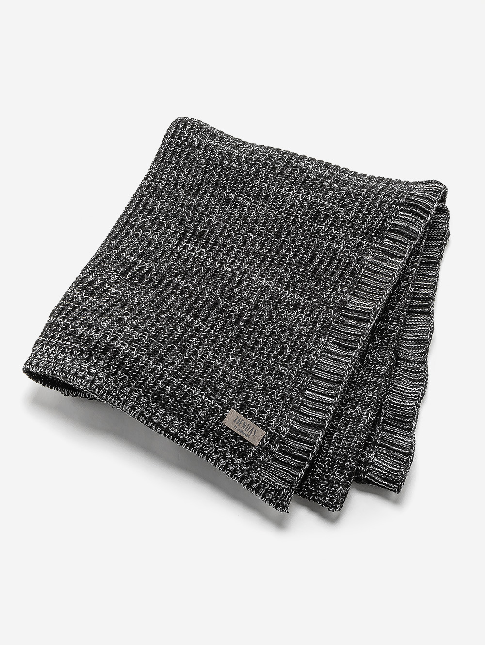MANTA TEJIDA GRECIA 180 X 120 GRIS OSCURO image number null