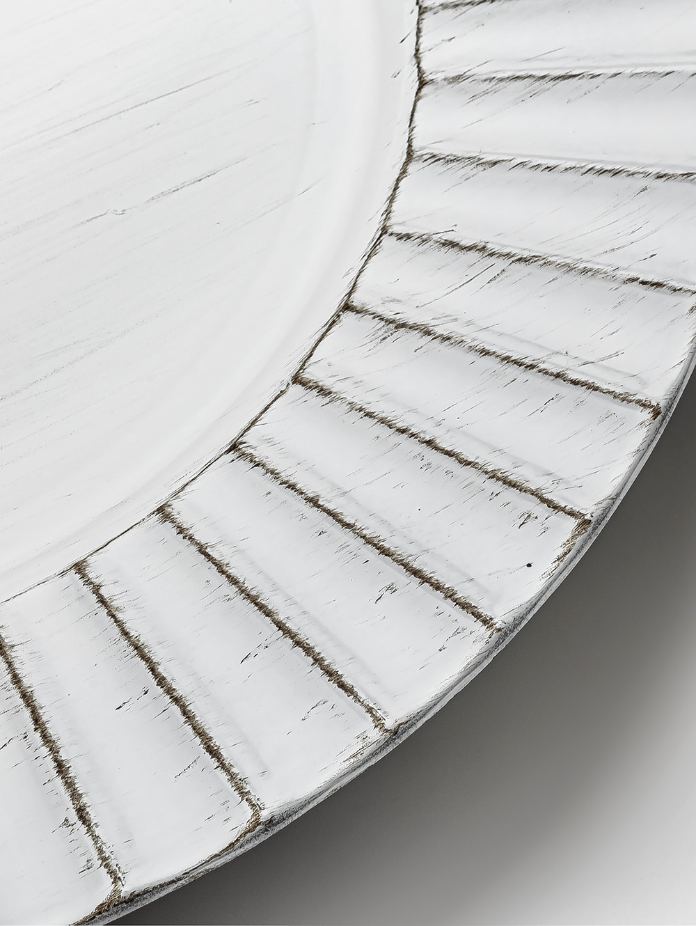 PLATO DE SITIO RUFFLED WHITE image number null