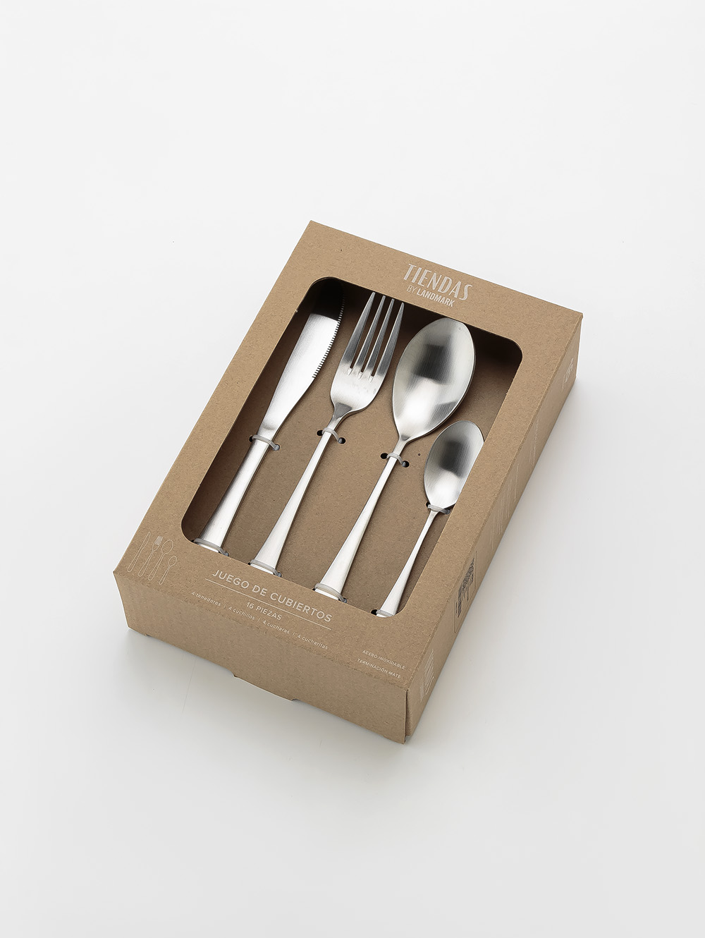 SET CUBIERTOS 16 PZS ROMA image number null