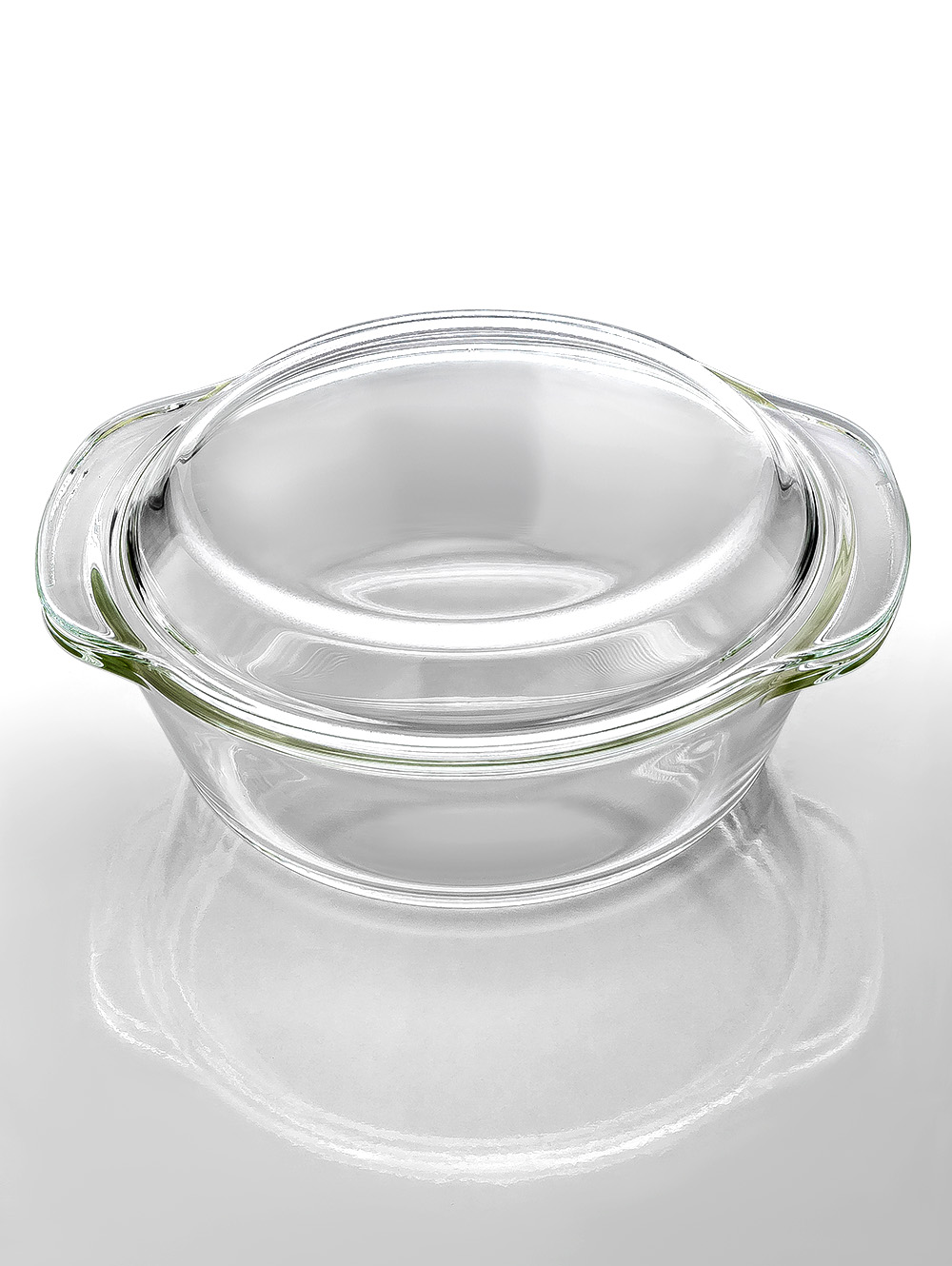 FUENTE DE HORNO GLASS CON TAPA 23 CM image number null