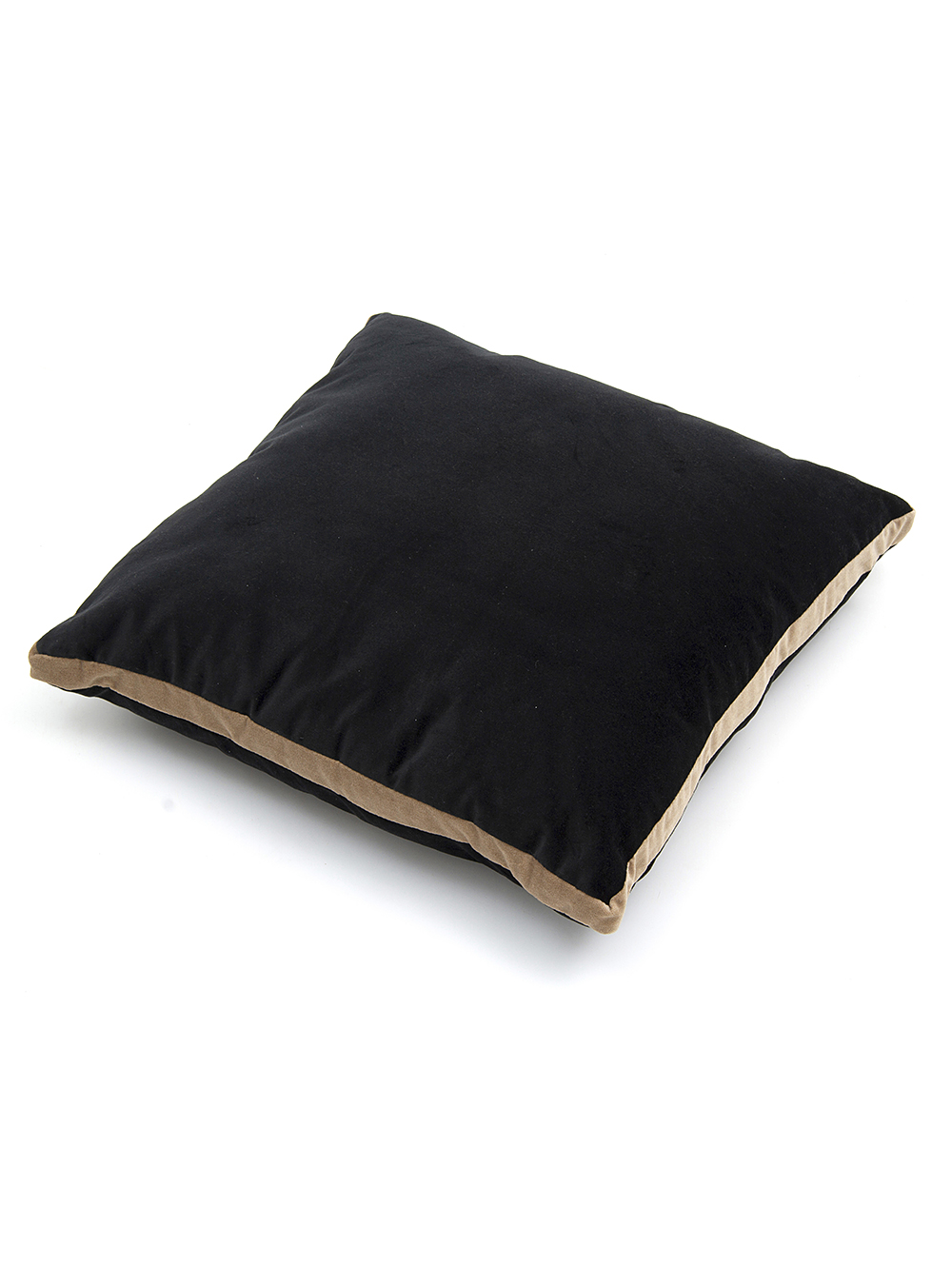 ALMOHADON VERSALLES NEGRO CON FAJA 50X50 image number null
