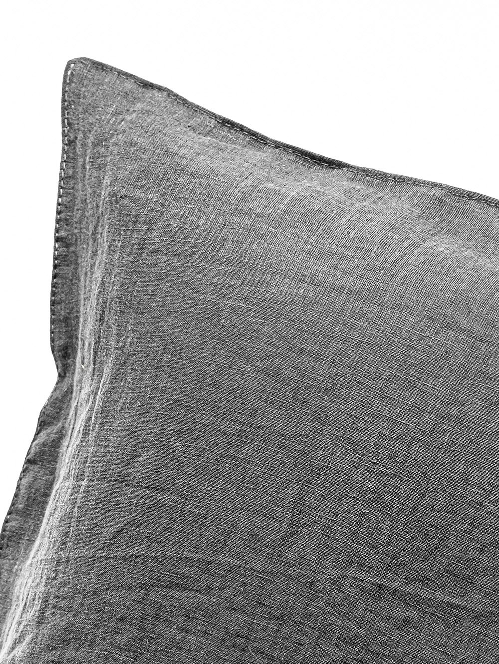 ALMOHADON DE LINO THESS CHARCOAL 50X50 image number null