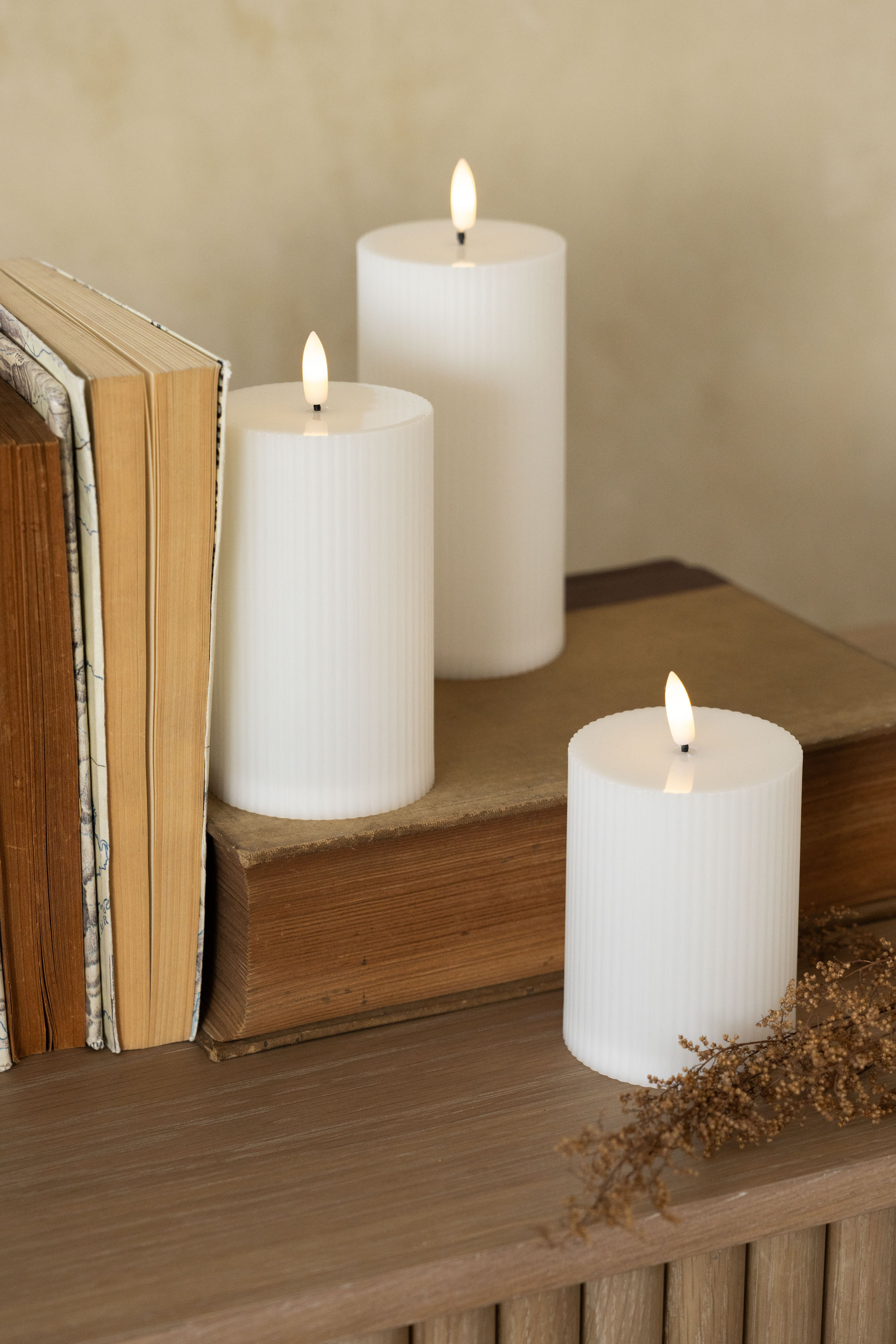 SET X 3 VELA LED WHITE image number null