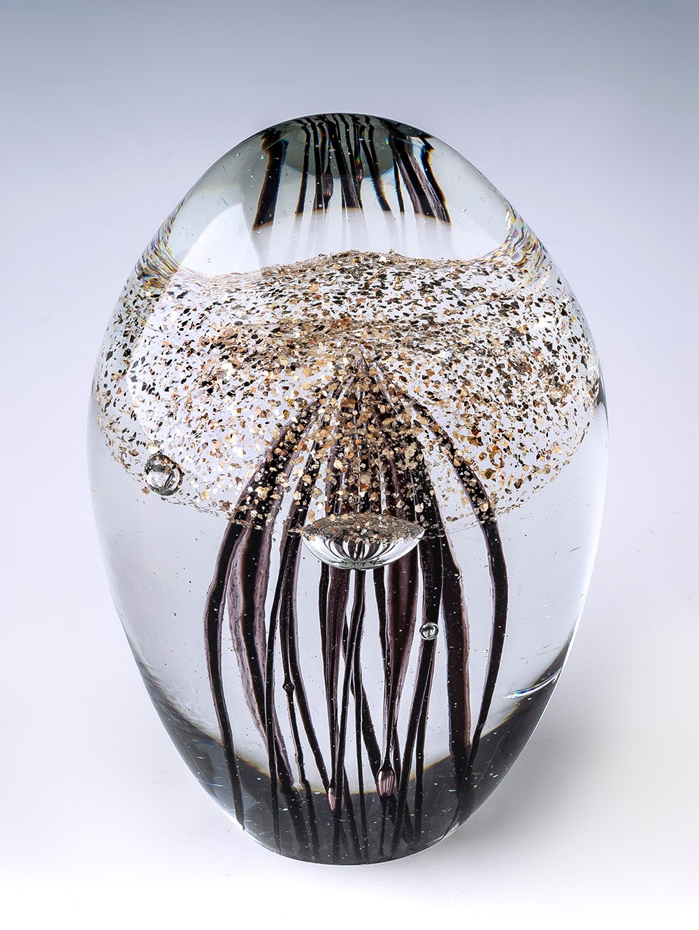 Pisapapeles de vidrio-JELLY FISH BRONZE M-Landmark-03.jpg image number null