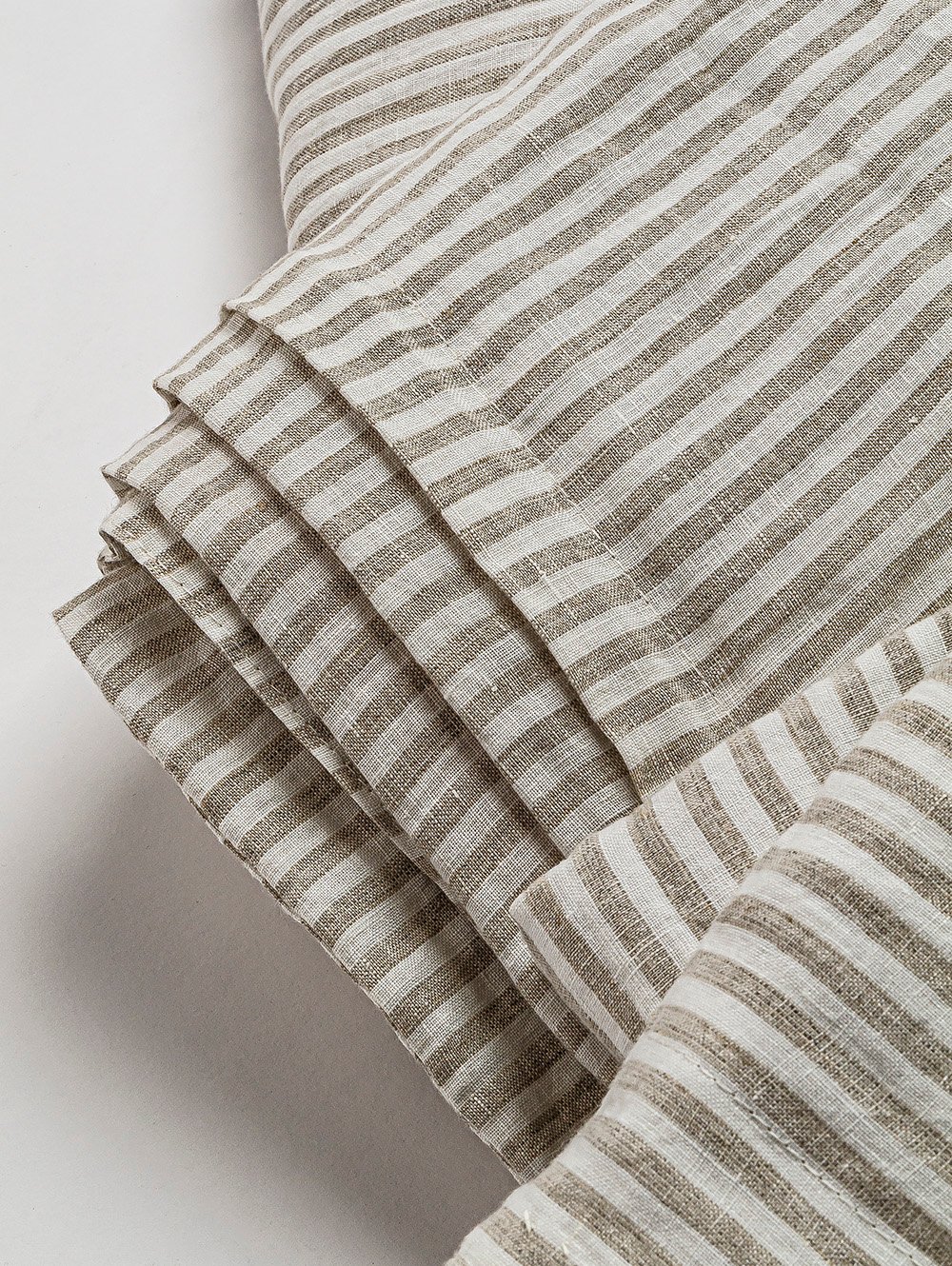 FUNDA DE LINO THESS OATMEAL STRIPE QUEEN 230 X 240 image number null