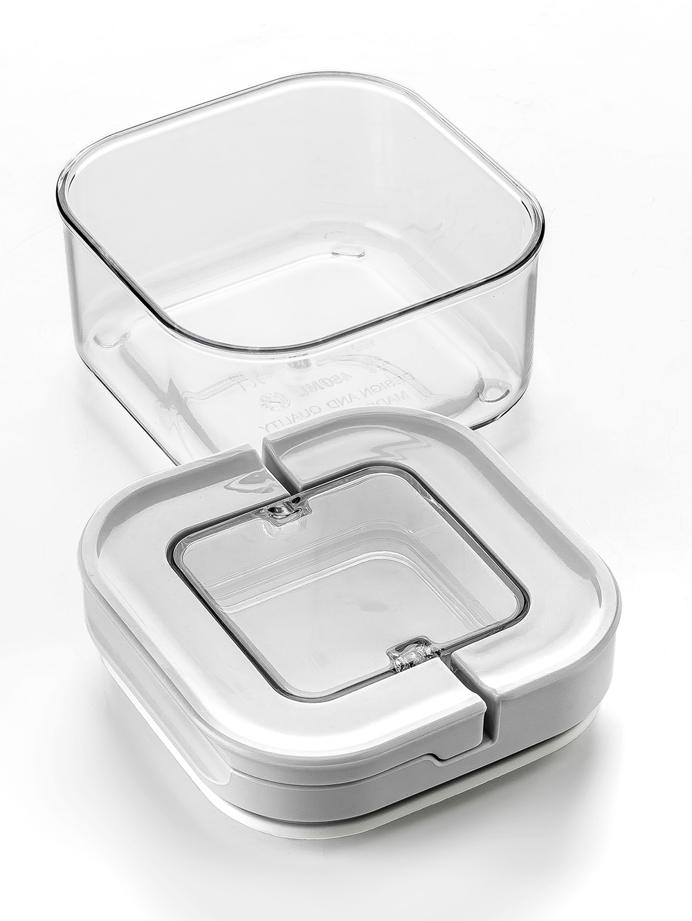 FRASCO HERMETICO CUADRADO FLIPLOCK 450ML image number null