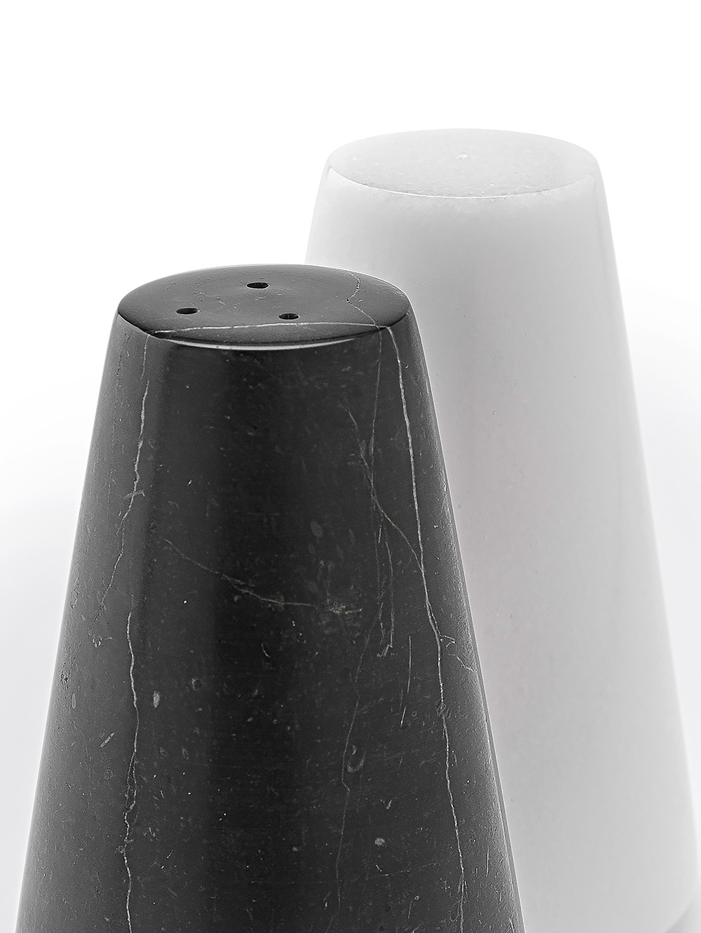 salero y pimentero marmol-SALERO Y PIMENTERO ARLO MARBLE WHITE & BLACK-BAI-1.jpg image number null