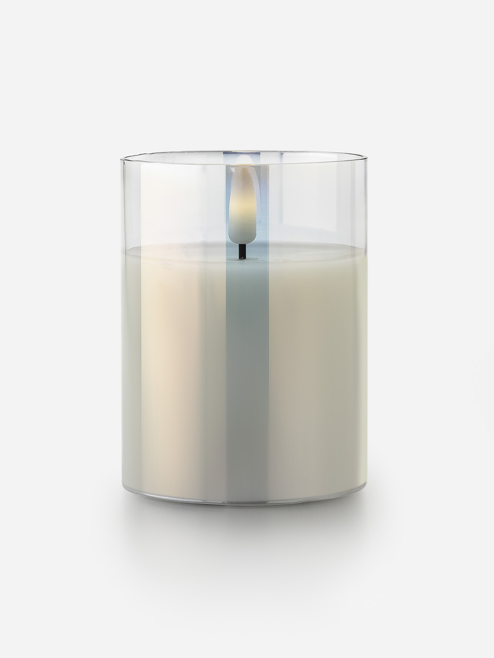 VELA LED GLASS WHITE 10 CM image number null