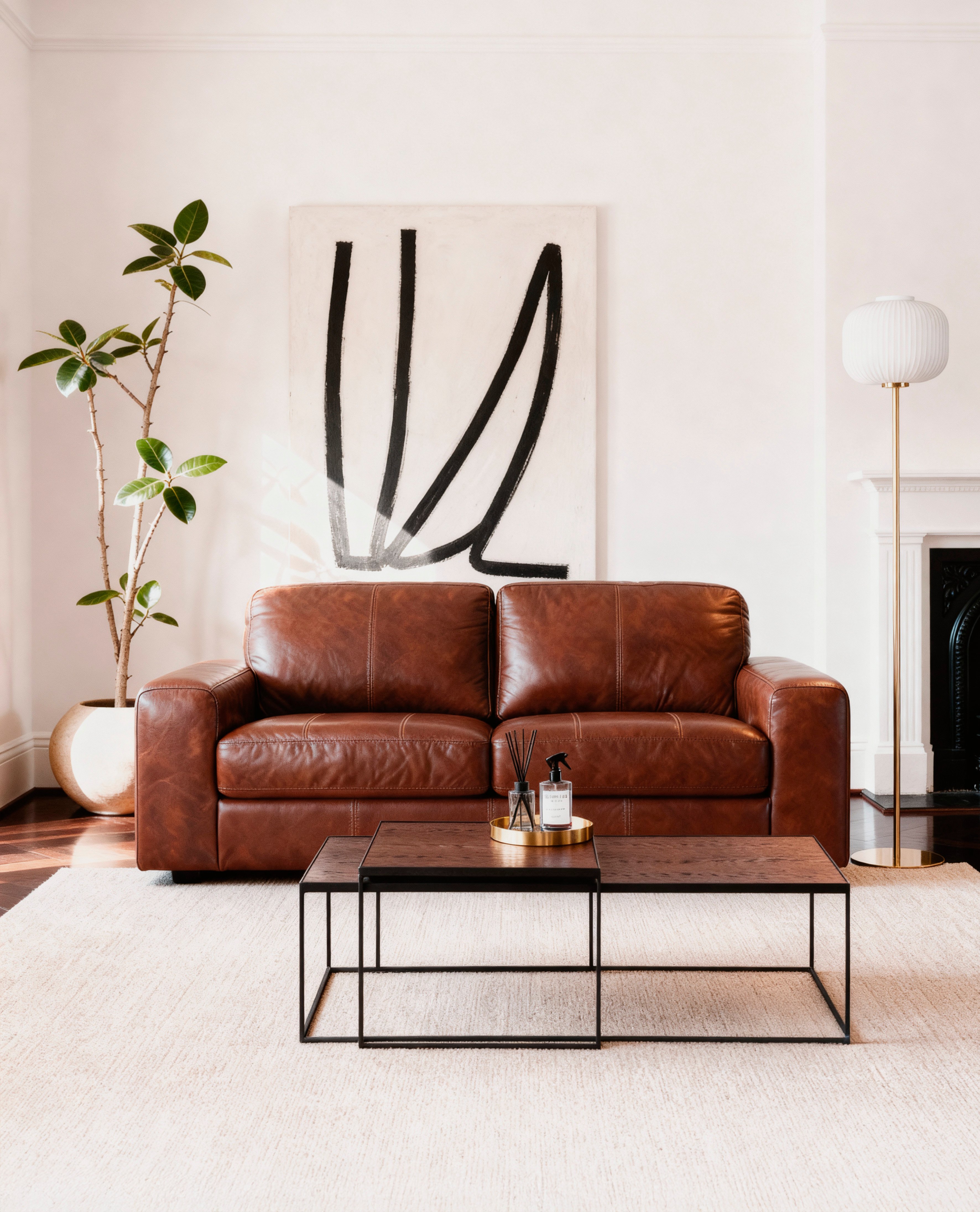 SOFA DE CUERO MEILO image number null