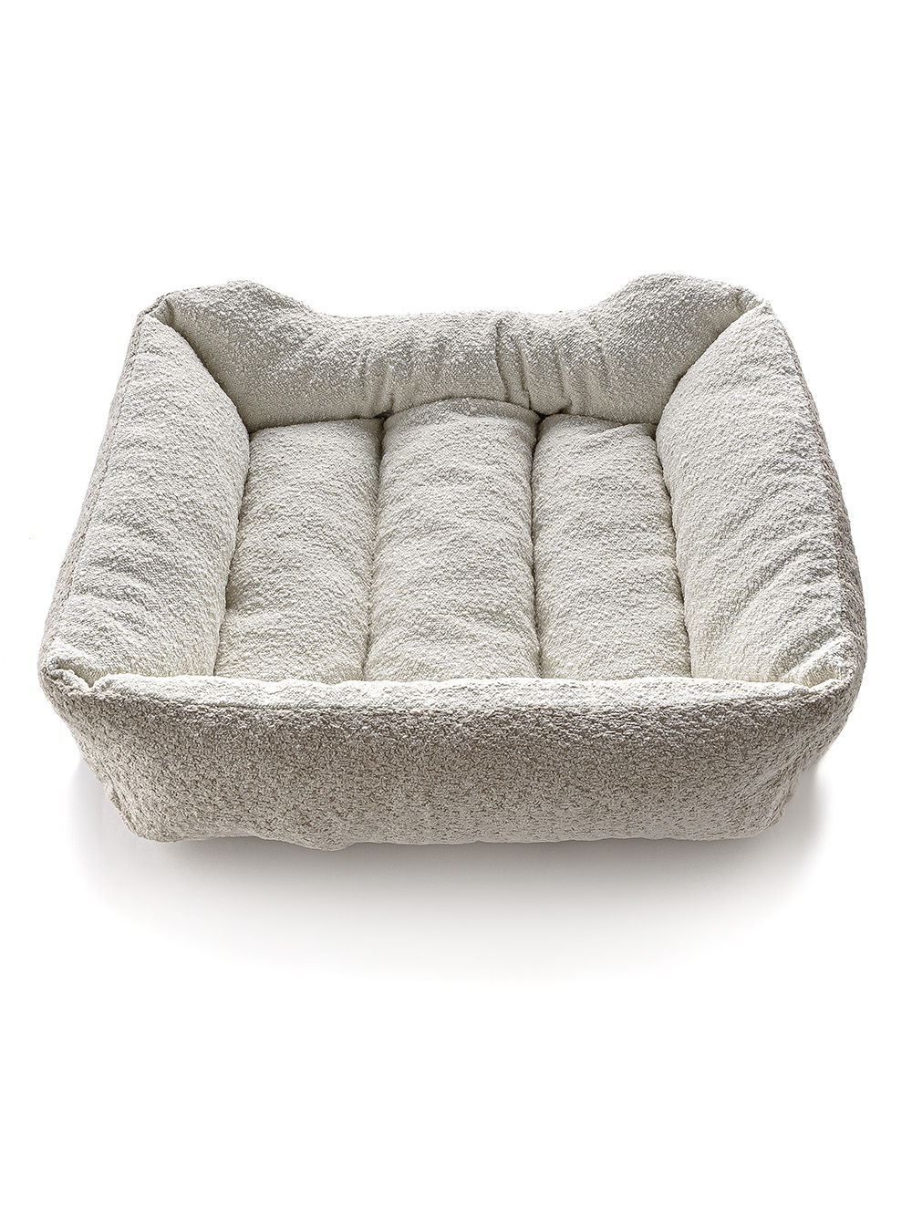 CAMA PARA MASCOTAS BOUCLE BICOLOR BEIGE MEDIUM image number null