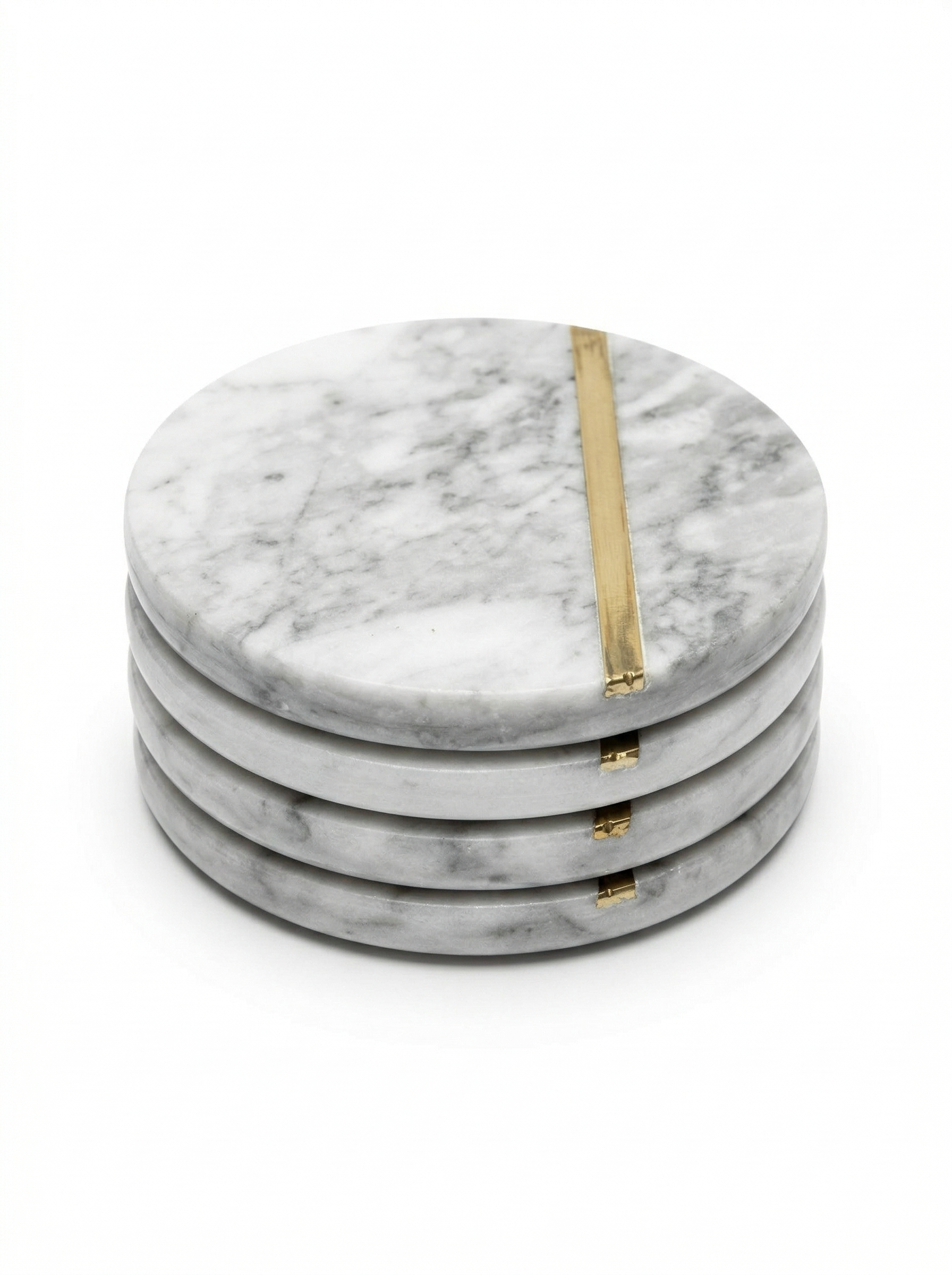 POSAVASOS MAGDA MARBLE WHITE SET X 4 image number null