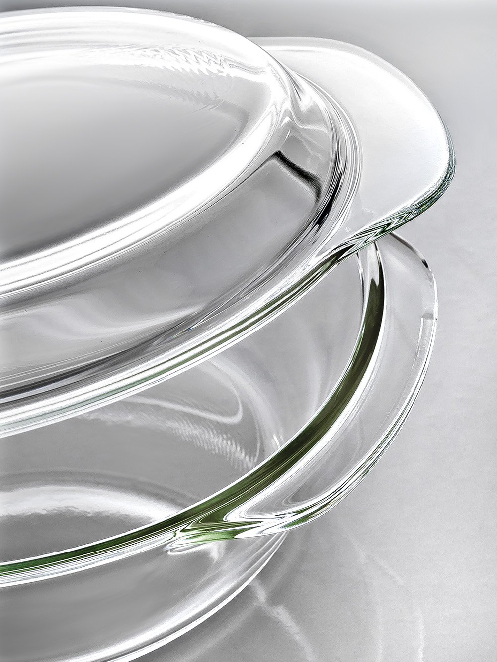 FUENTE DE HORNO GLASS CON TAPA 23 CM image number null