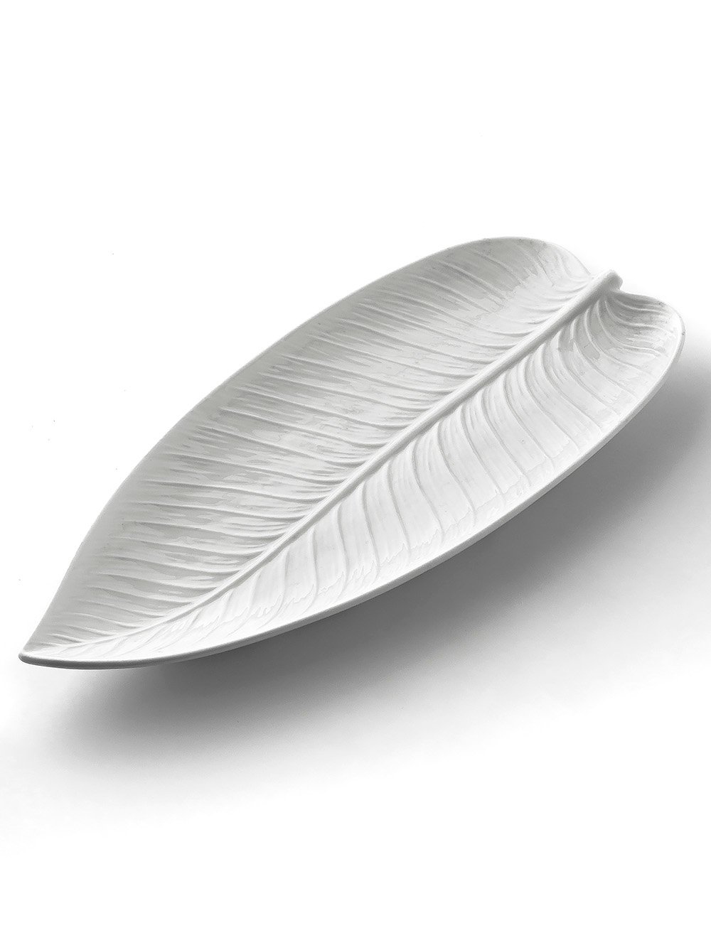 bandeja de porcelana-BANDEJA DE PORCELANA HOJA BLANCO 39X18 CM-MISHKA-2.jpg image number null