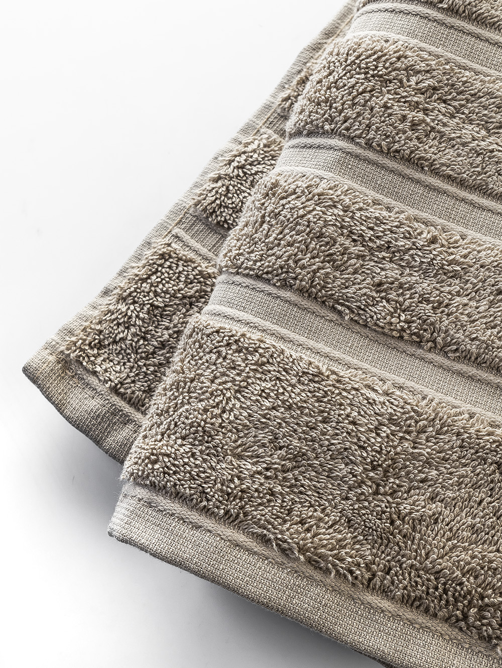 TOALLA COMBED TAUPE image number null