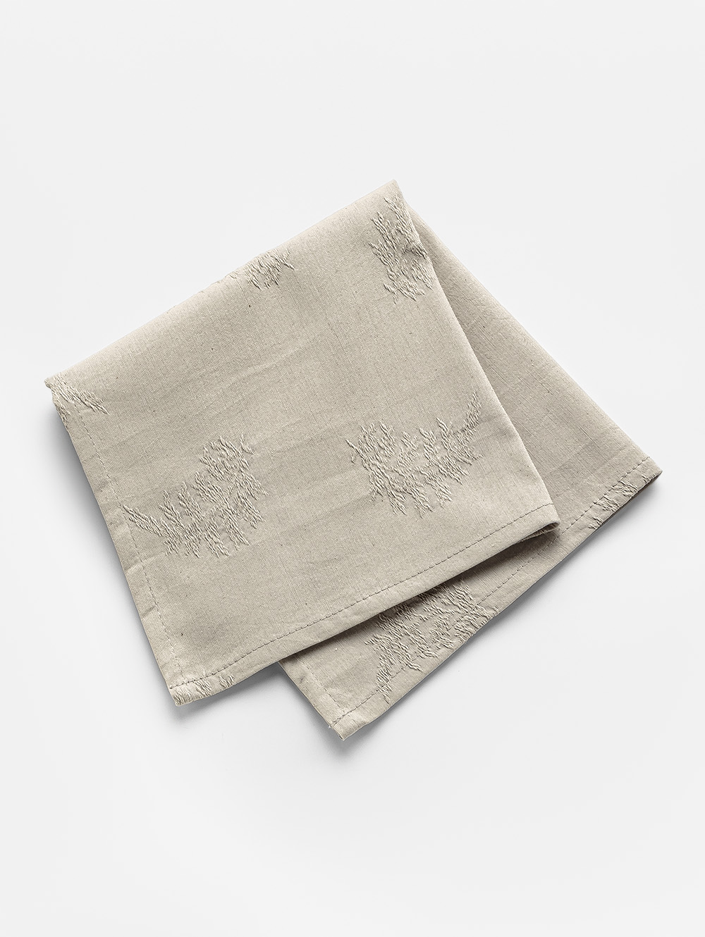 SERVILLETA LEAVES 45 x 45 GRIS NIEBLA image number null