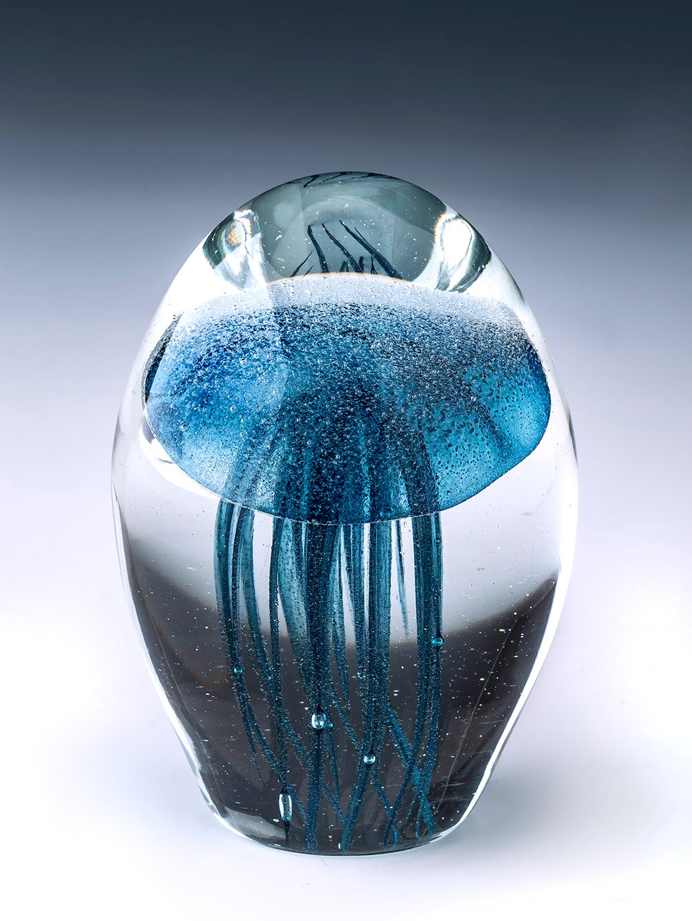 Pisapapeles de vidrio-JELLY FISH TURQUOISE M-Landmark-02.jpg image number null