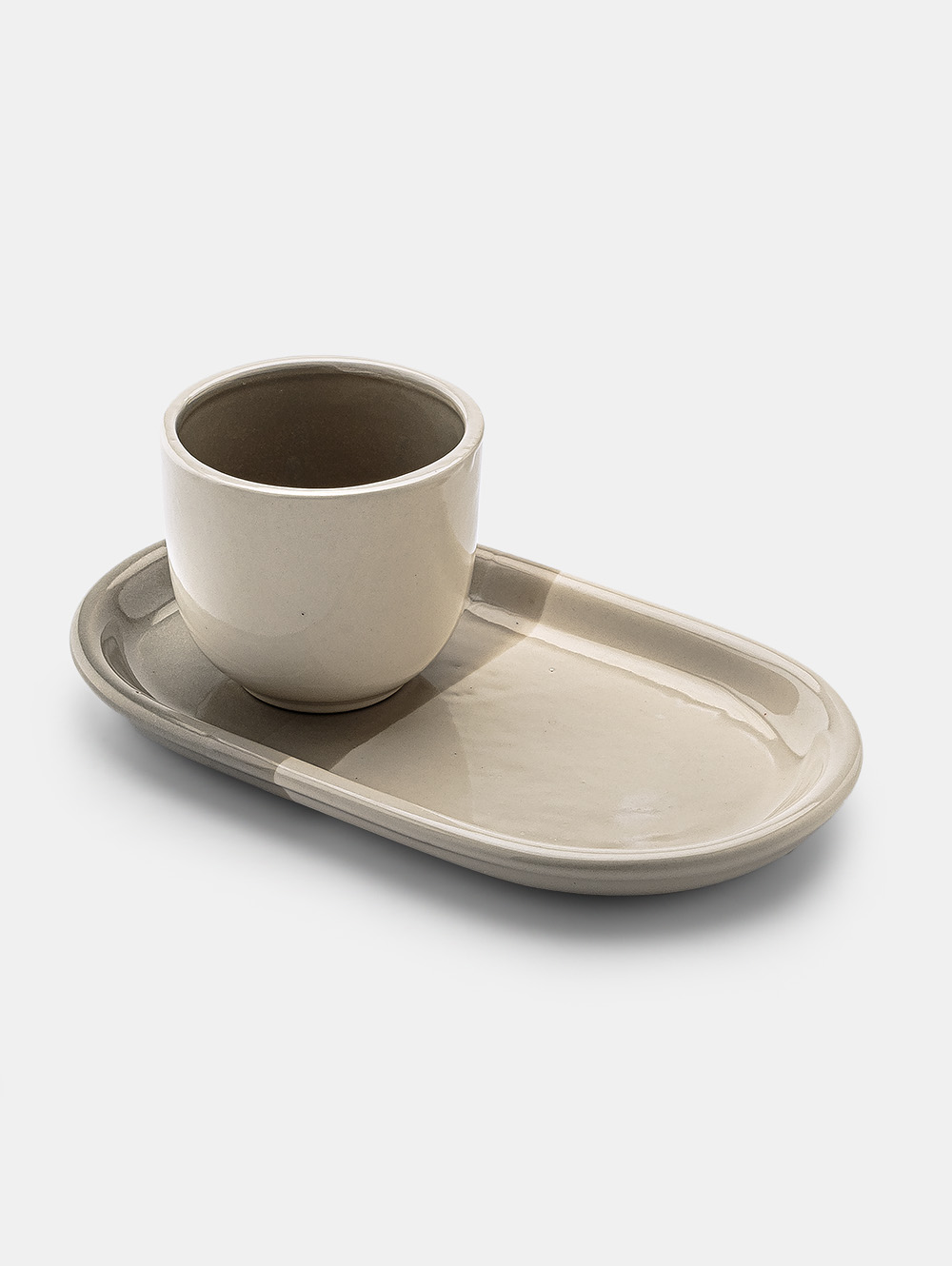 BANDEJA CORA BICOLOR ARENA/VISON image number null