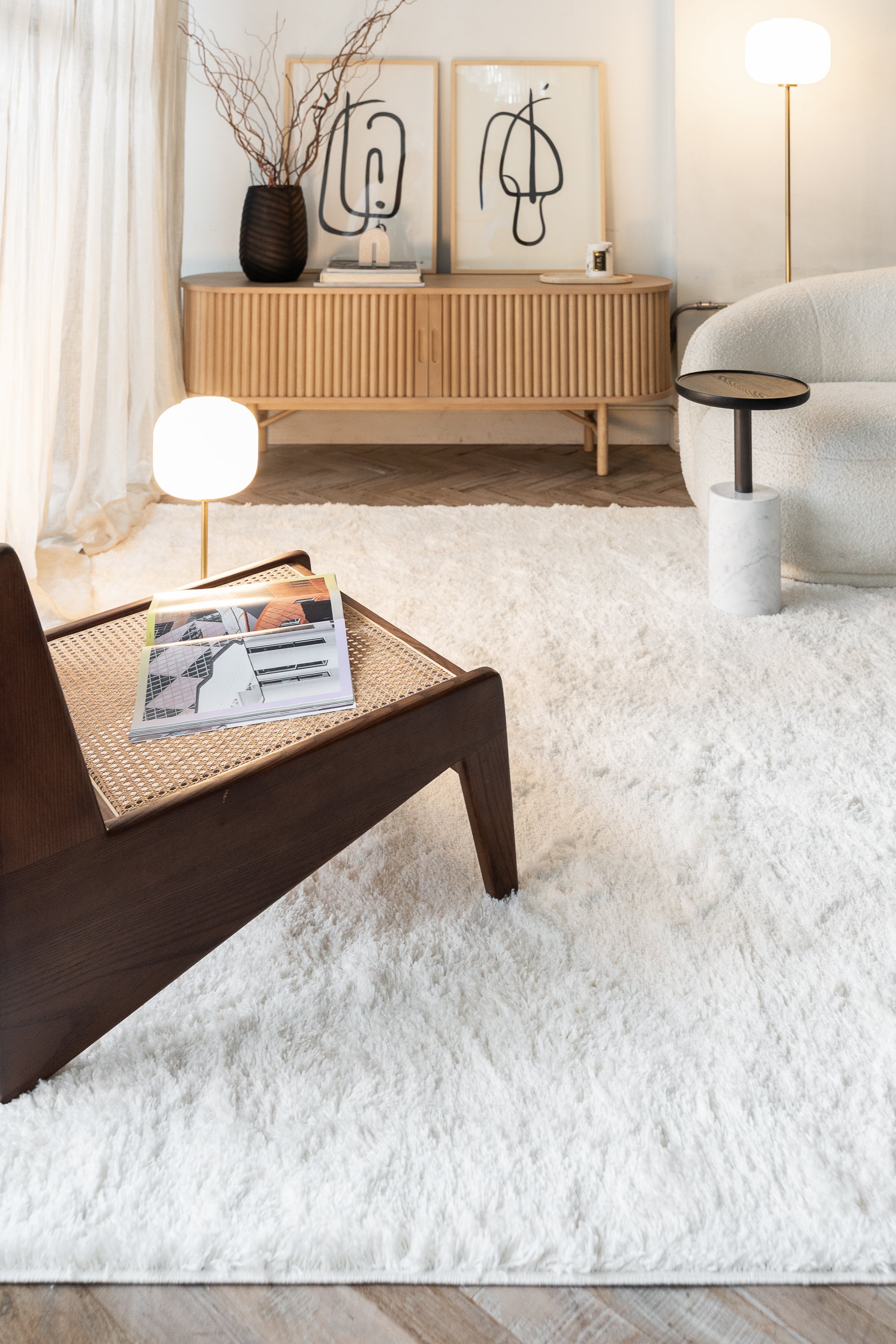 SHABBY PLUSH CREAM 80X150 image number null