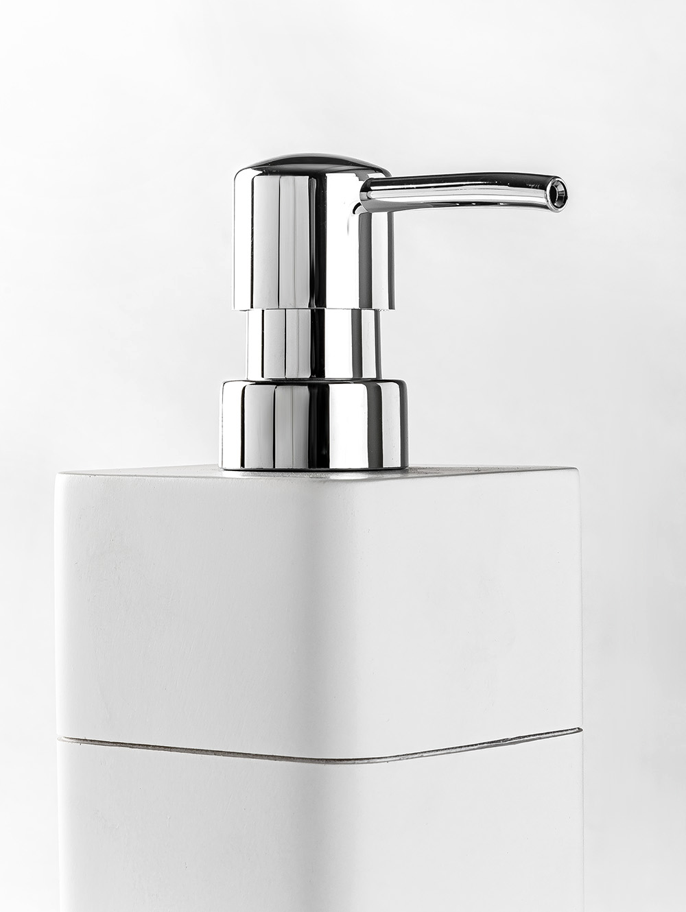 DISPENSER DE JABON LIQUIDO ALASKA WHITE POLYRESIN image number null