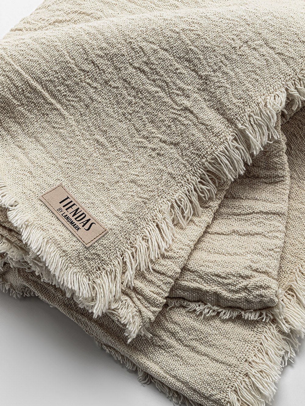 MANTA GASA RUSTICA OFF WHITE 160 X 180 image number null