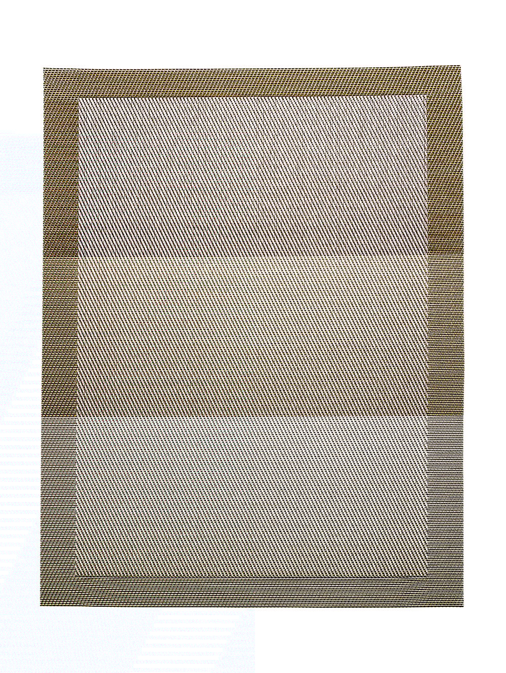 INDIVIDUAL PVC DEGRADE BEIGE 45X30 CM image number null