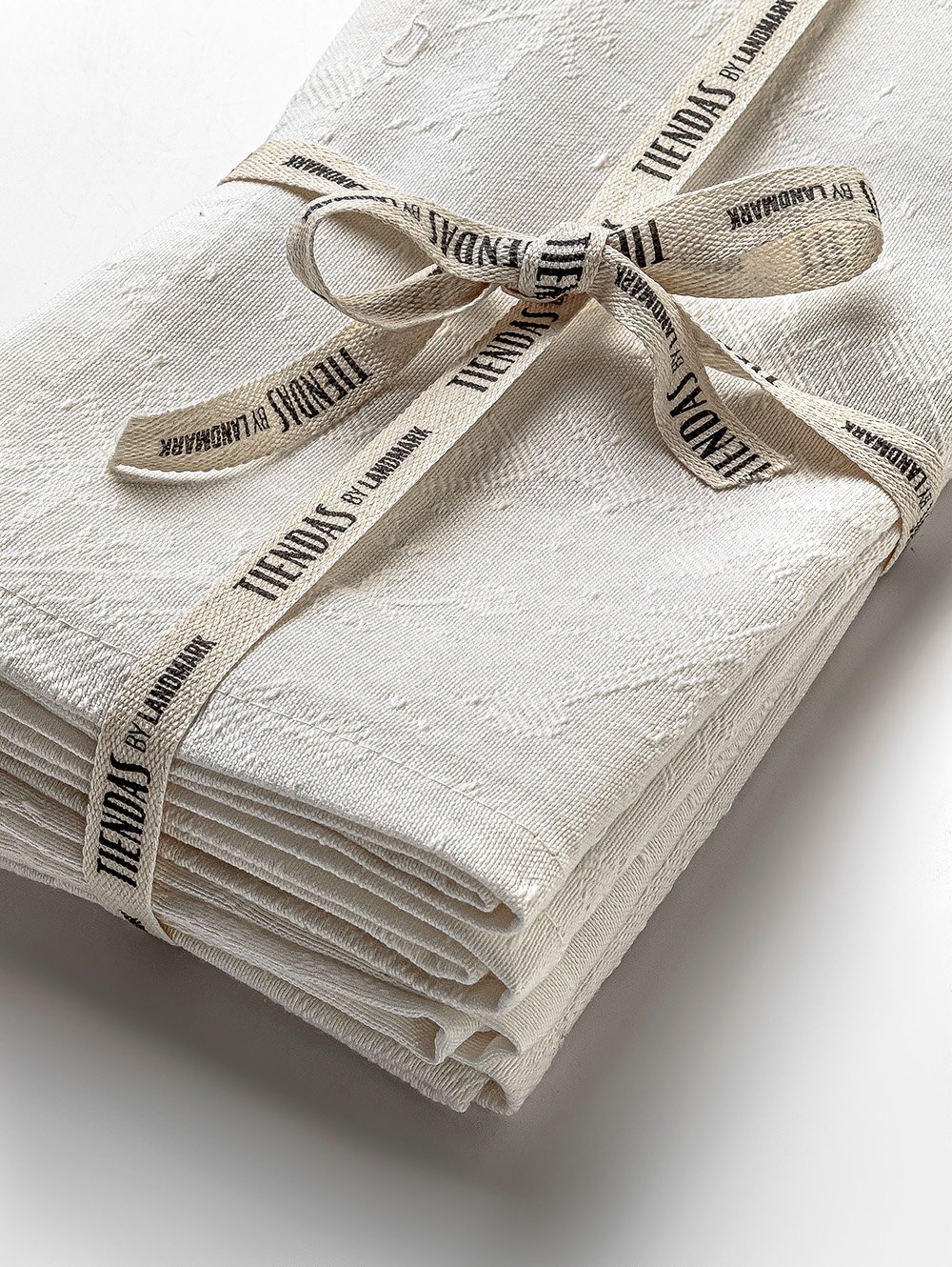 SET X4 SERVILLETA SNOW OFF WHITE 40 X 40 image number null