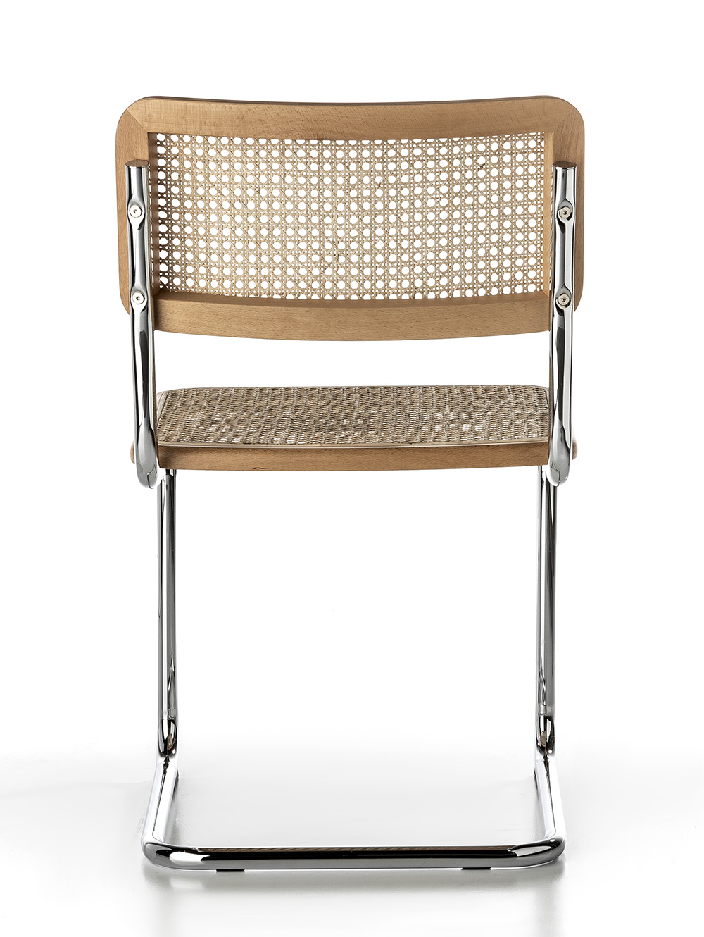 Silla moderna de ratan y cromo-MARCEL NATURAL-Landmark-07.jpg image number null