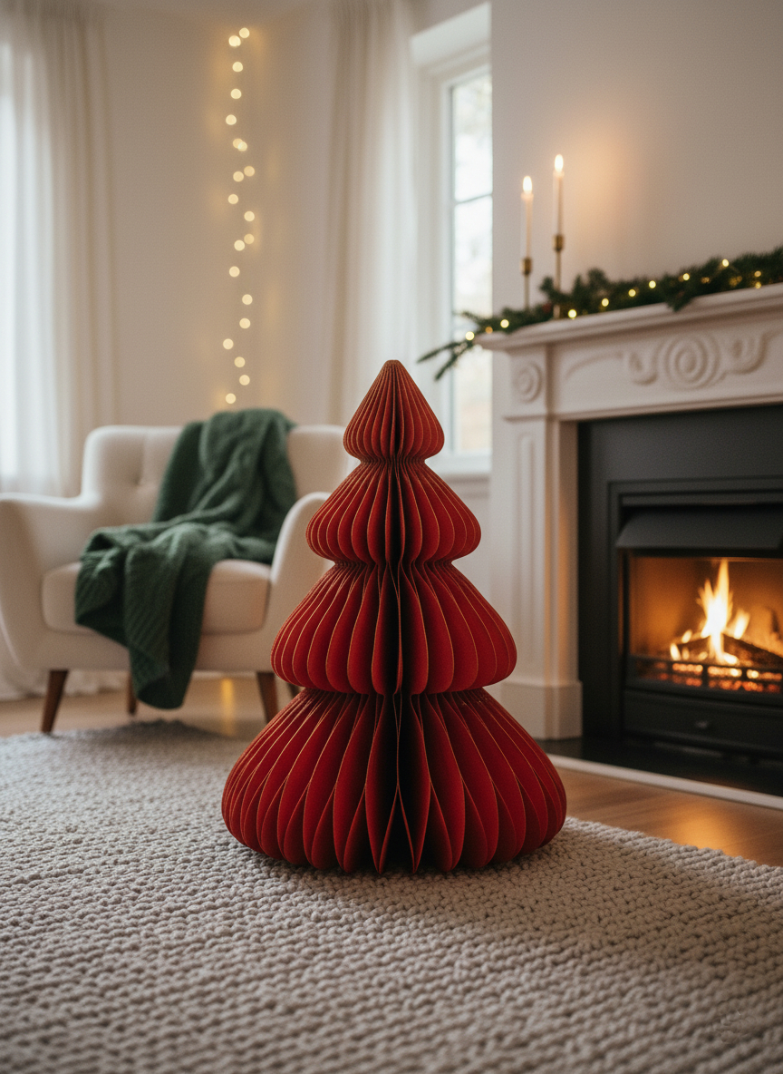 ADORNO CHRISTMAS TREE RED 150CM image number null