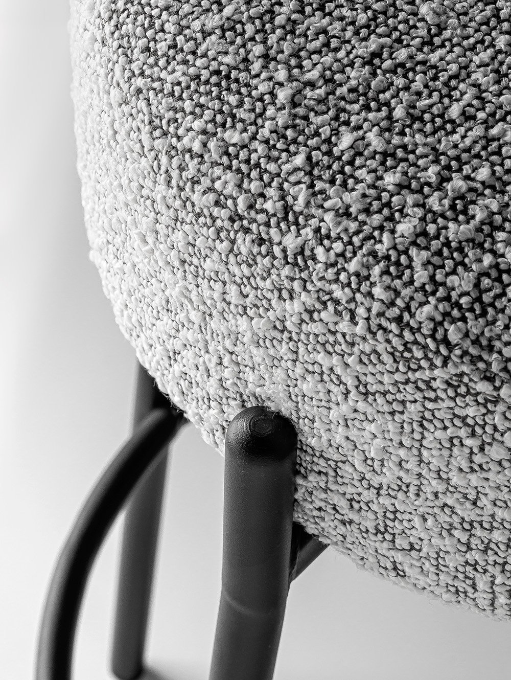 banqueta gris-BANQUETA BREMEN BOUCLE LIGHT GREY-WEYI-5.jpg image number null