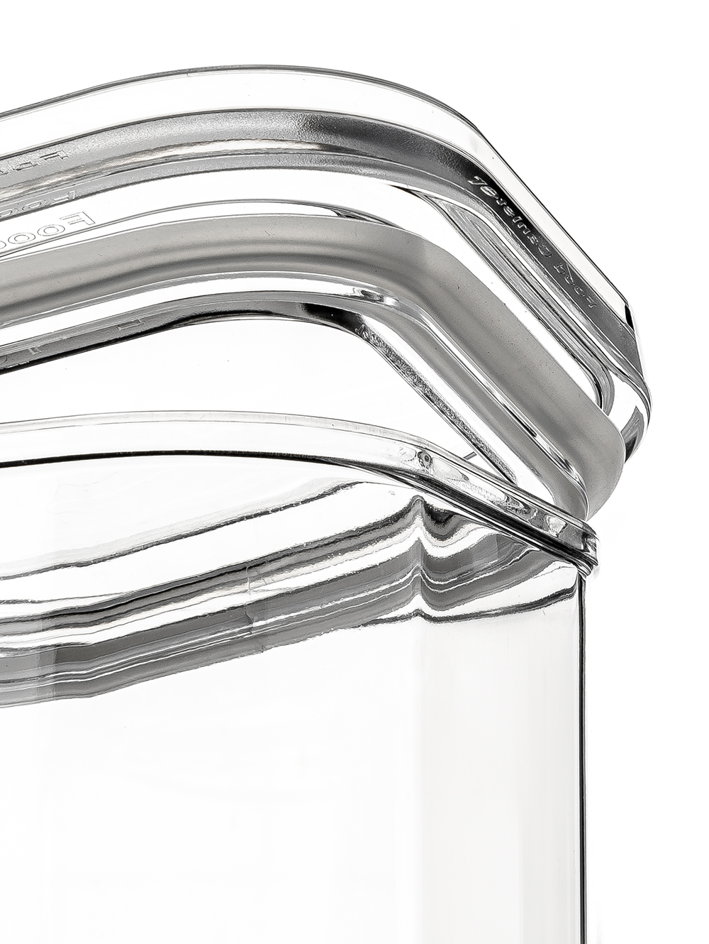 FRASCO HERMETICO CUADRADO CLEAR 2300ML image number null