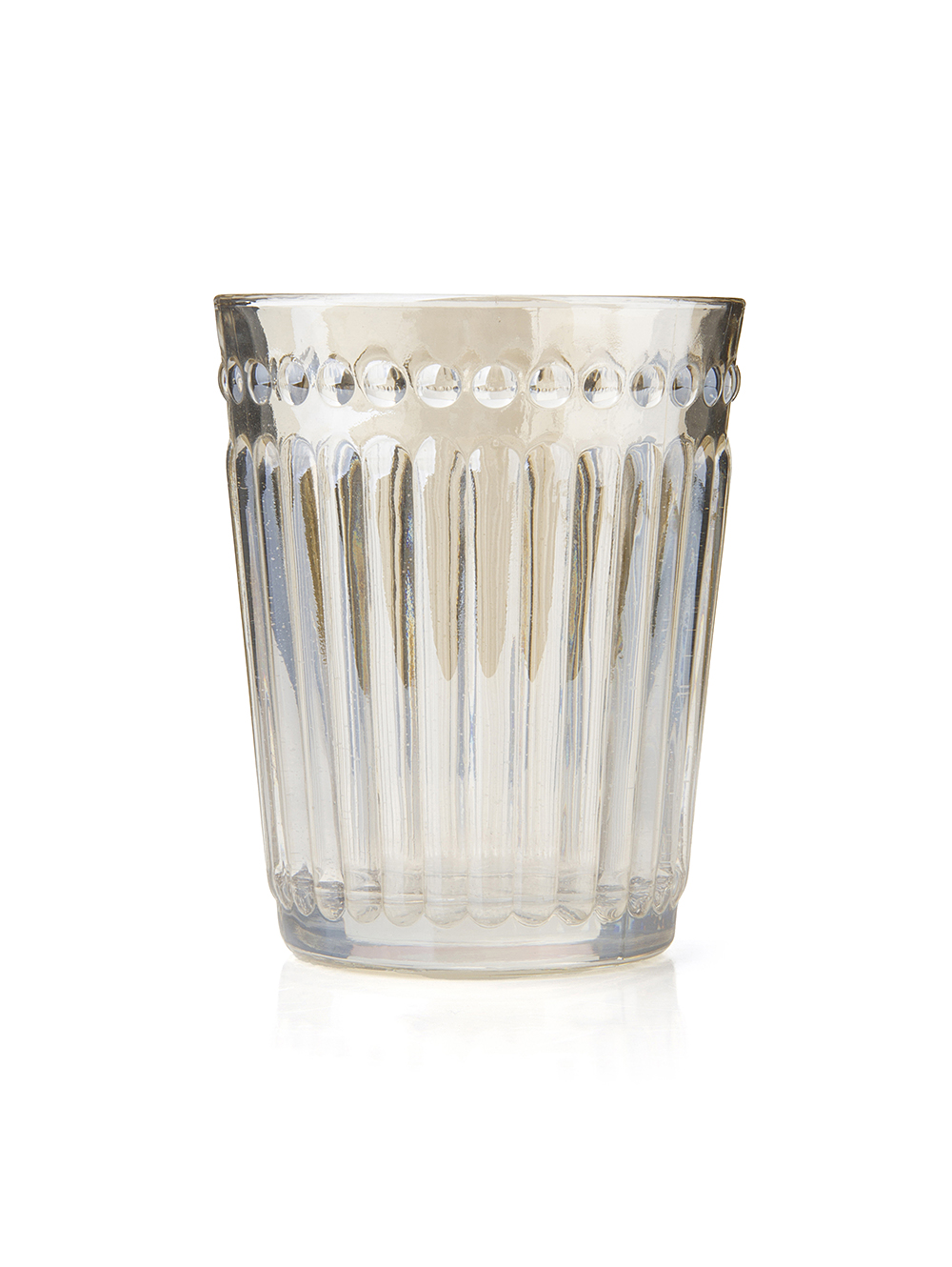 VASO BAJO DE VIDRIO COLOR CHAMPAGNE CARDIFF 10CM image number null