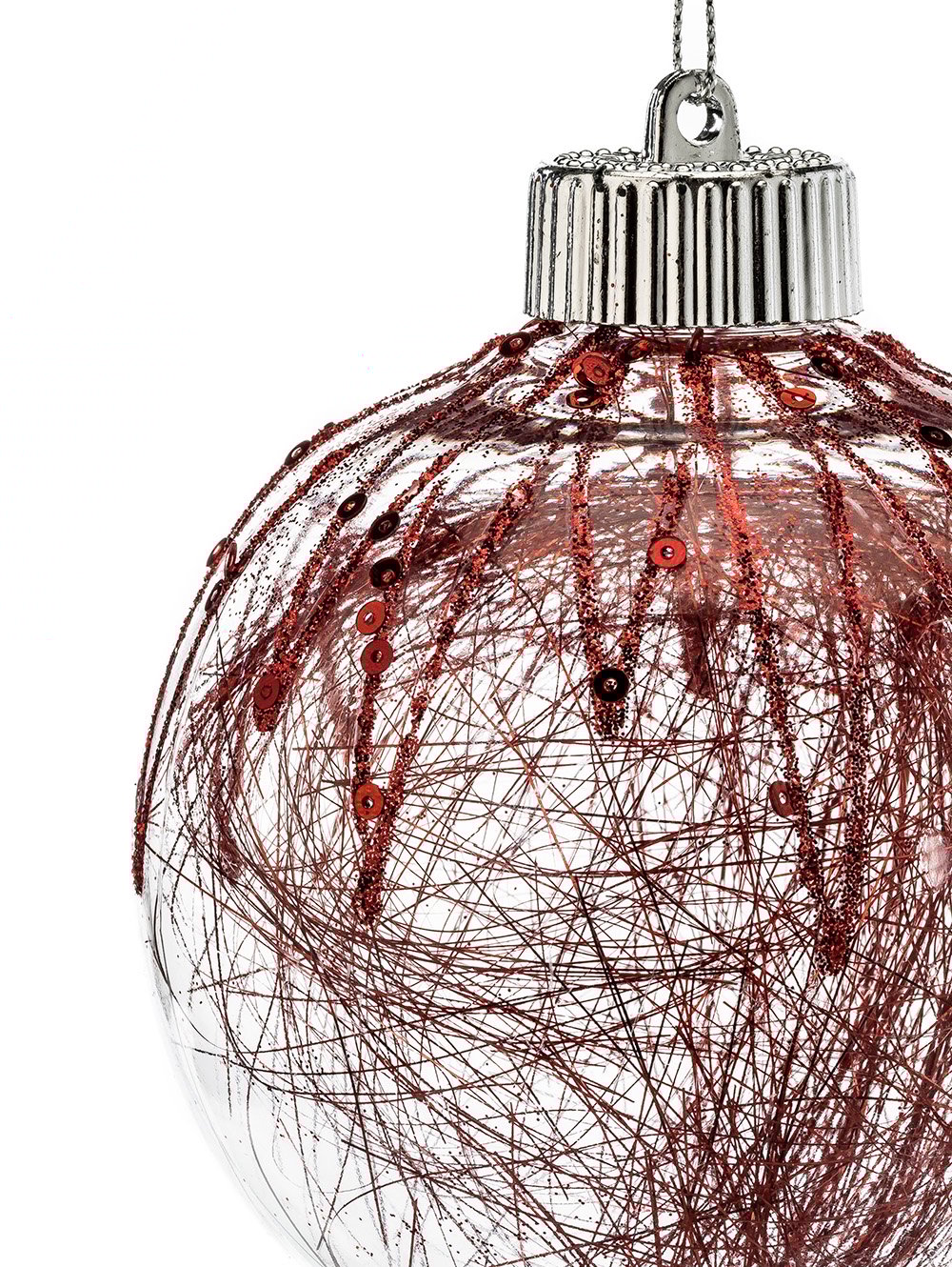 Set de adornos navideños bolas rojas-ADORNO COLGANTE SET X2 GLOBOS ROJOS SHINE-Tiendas Landmark-2.jpg image number null