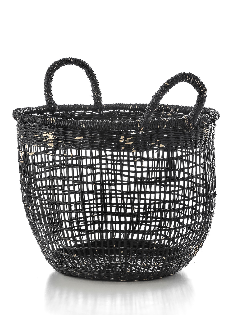 Cesto de ratan negro-CANASTO LAGE BLACK MEDIUM-Landmark-0.jpg image number null