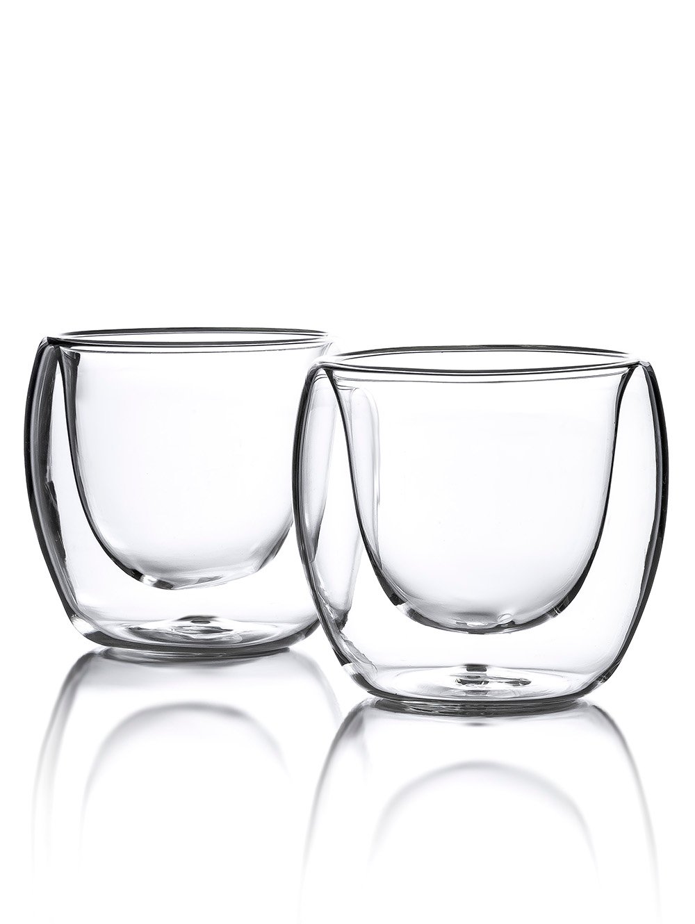 SET X 2 VASO DOTIA DOBLE VIDRIO image number null