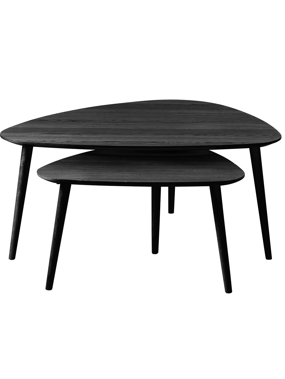 SET DE DOS MESAS TRIANGULARES ADDA BLACK image number null