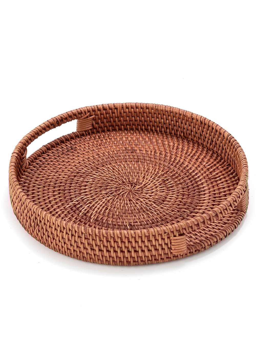 BANDEJA RATTAN WEPEN BROWN D30 image number null