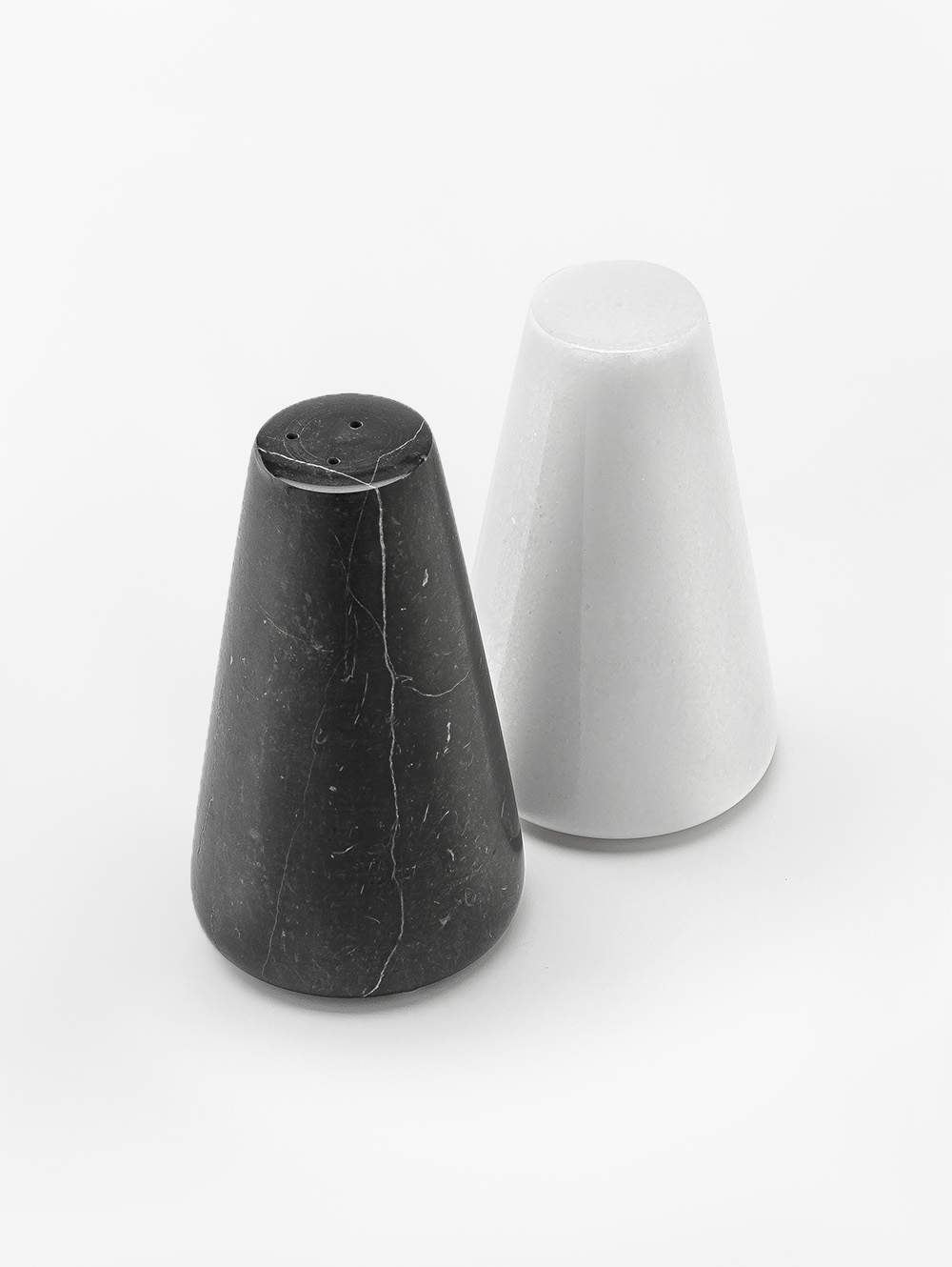 salero y pimentero marmol-SALERO Y PIMENTERO ARLO MARBLE WHITE & BLACK-BAI-2.jpg image number null