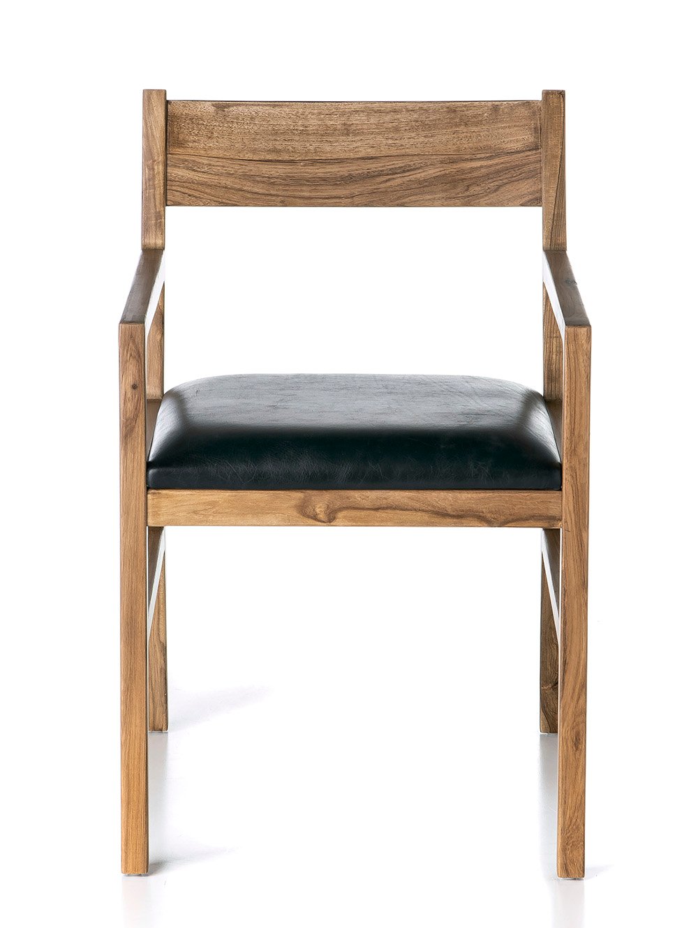 SILLA CON APOYABRAZO SUD CUERO BLACK image number null