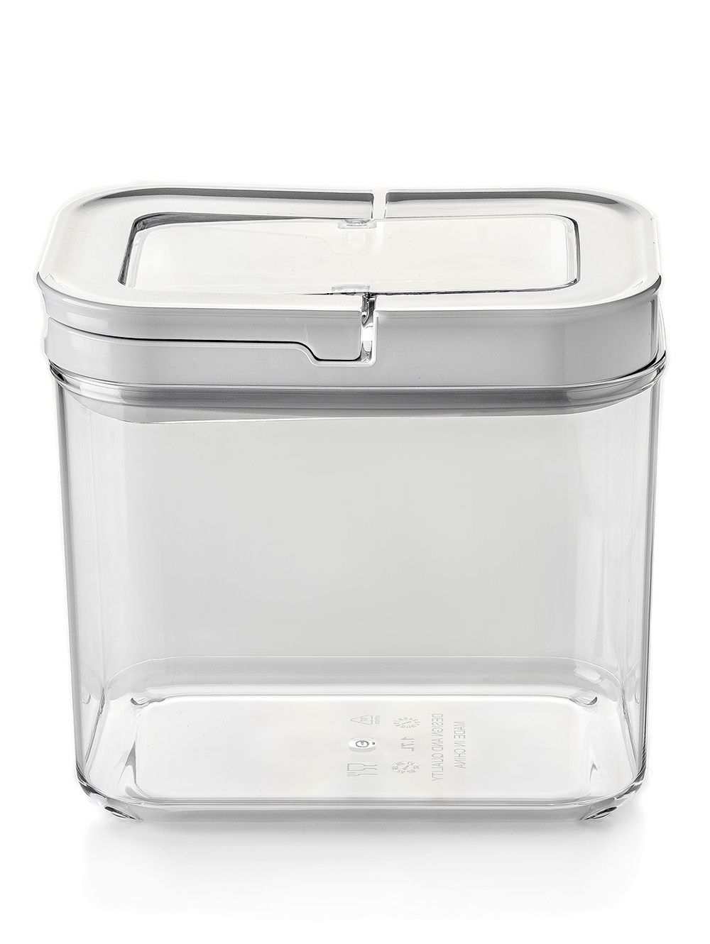 FRASCO HERMETICO RECTANGULAR FLIPLOCK 1700ML image number null