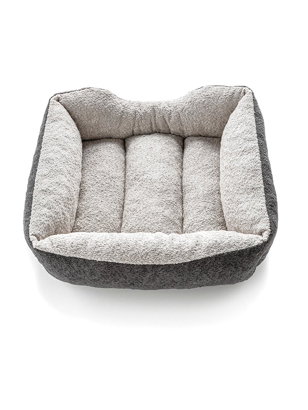 CAMA PARA MASCOTAS BOUCLE BICOLOR GRIS MEDIUM image number null